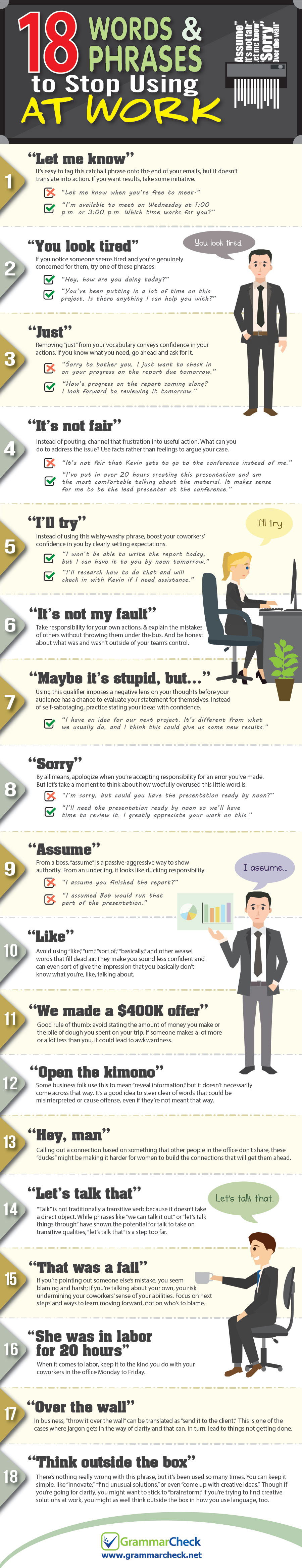 18 words and phrases to avoid