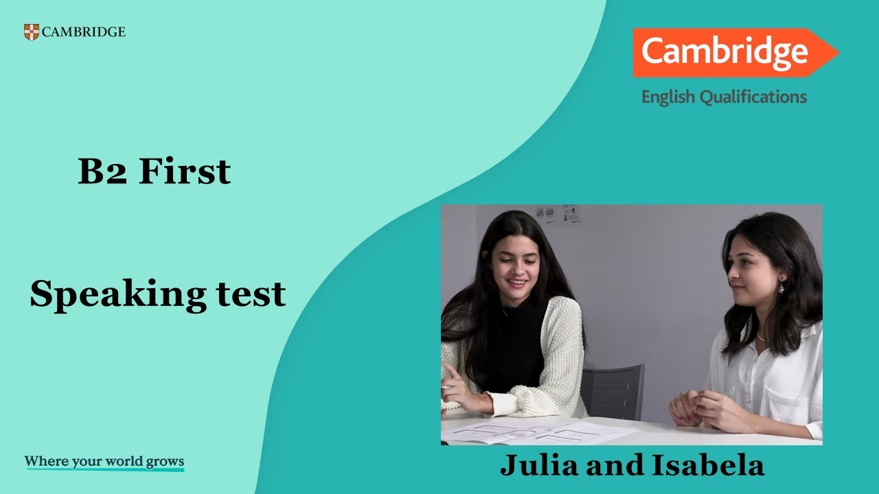 B2 First Julia And Isabela Samsmithenglish English Teaching For The